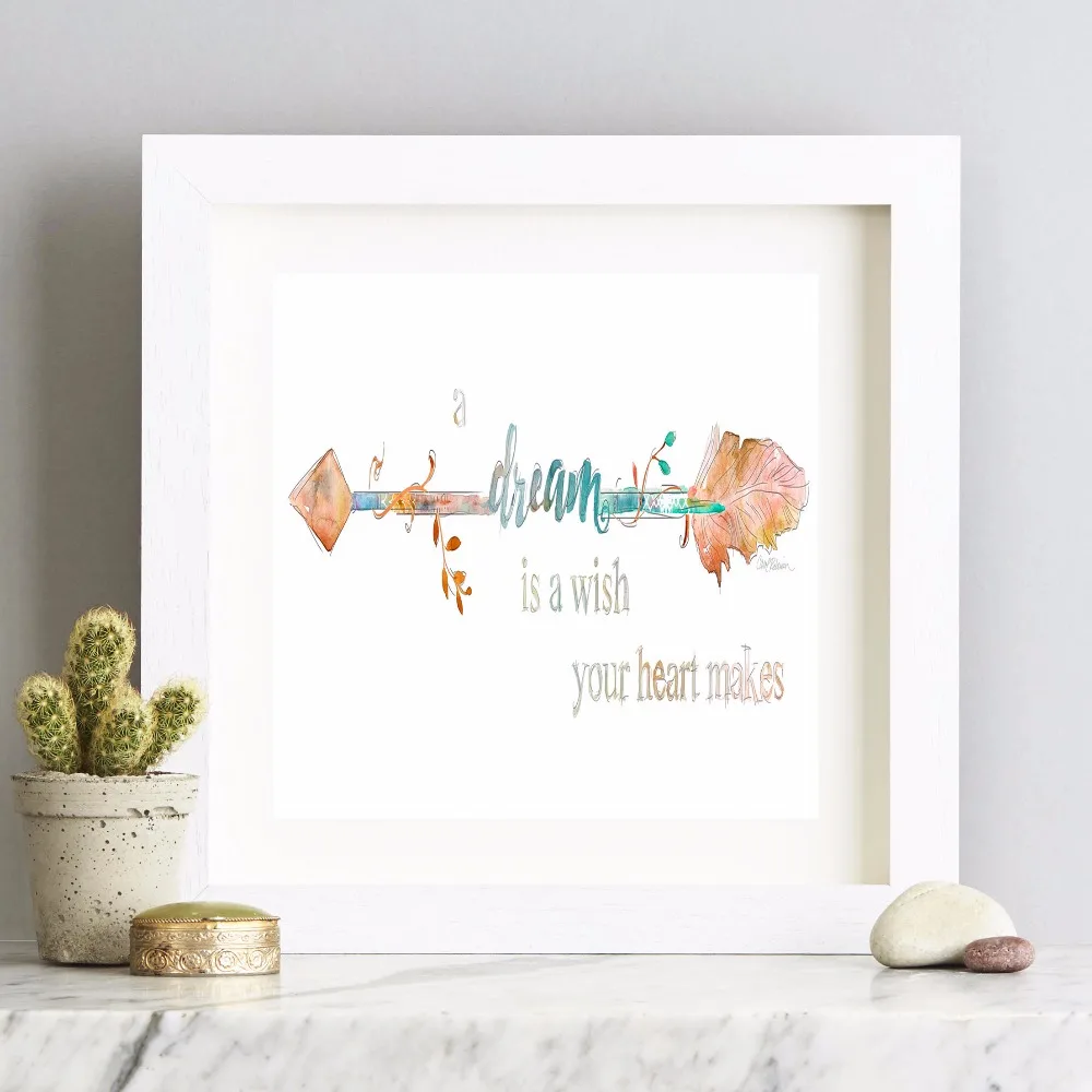 Настенная картина стрелы надежды художественный постер на холсте декоративное