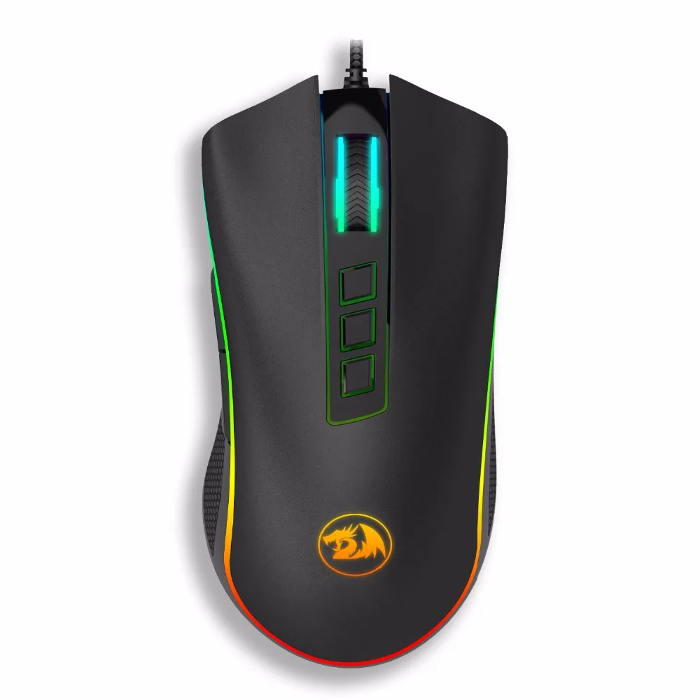 Redragon M711 FPS COBRA игровая мышь с 16 8 миллионом Chroma RGB Цветной подсветкой 24000 dpi 7