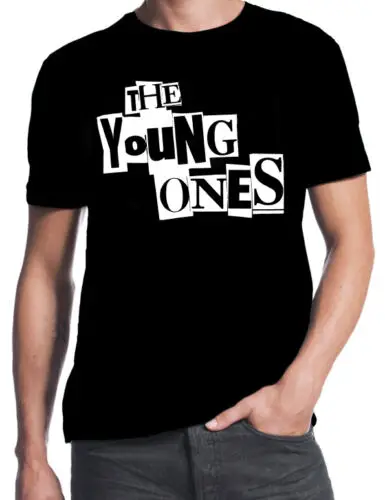 Веселая футболка в стиле ретро с черным логотипом The Young Ones 80's футболки