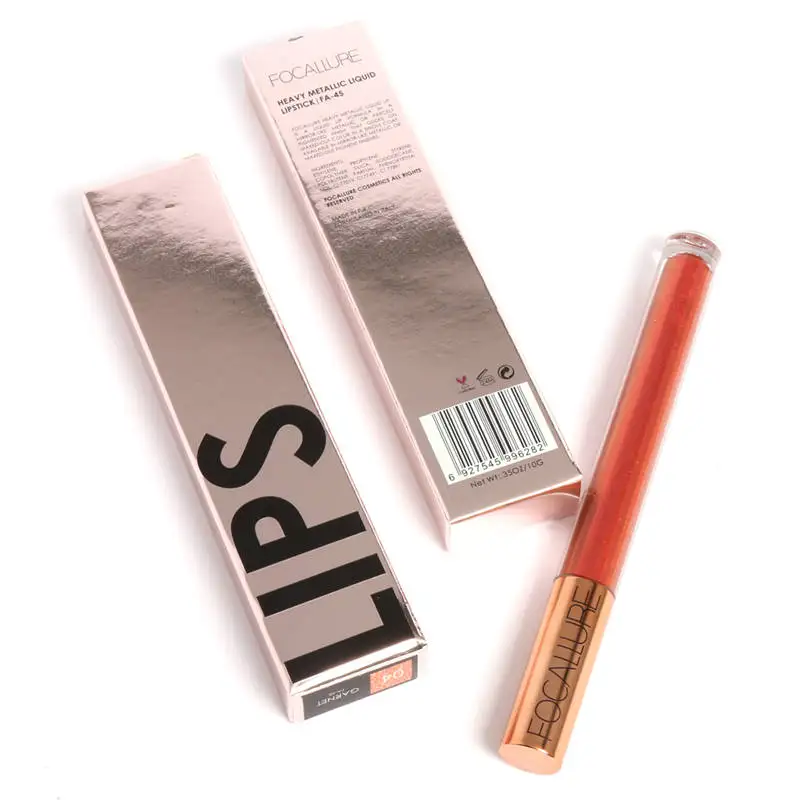 

Focallure Gold Silver Glitter And Matte Lipstick Waterproof Red Matte Lips Gloss Liquid Lipstick Cosmetic Beauty Lip Color