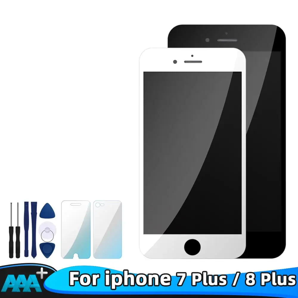 Супер качество ЖК дисплей для iPhone 8plus сменный сенсорный экран 7plus без битых