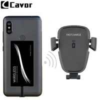 car mount phone holder qi wireless fast charger for xiaomi redmi note 6 pro 6a 5a 3 s 4 4x 5 s2 case wireless charging chargeur