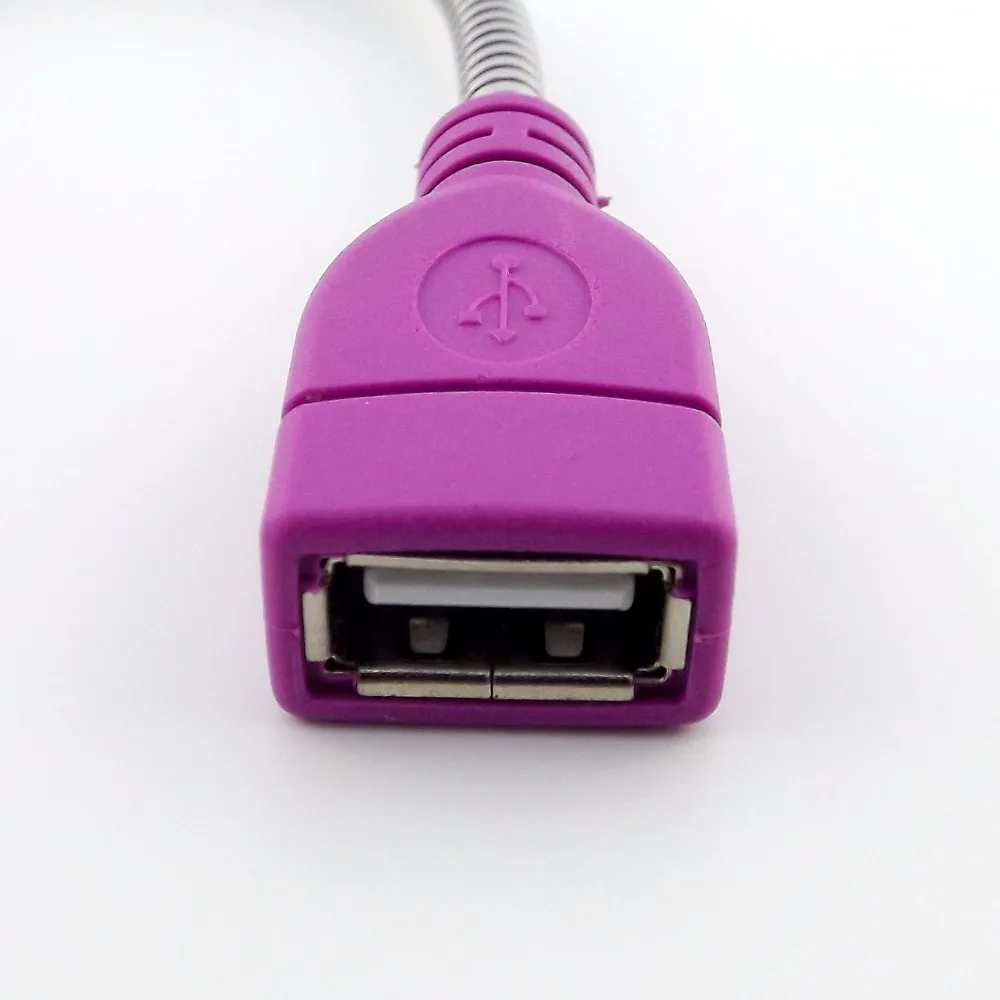 1 шт. гибкий металлический Удлинитель USB 2 0 A папа-мама 15 см | Электроника
