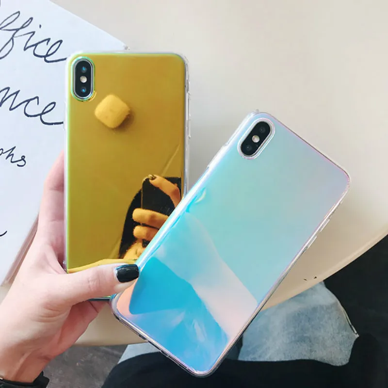 3D Голограмма дизайн Корея чехол для телефона Iphone XS XR Max X 6 7 8 Plus 7plus 8plus
