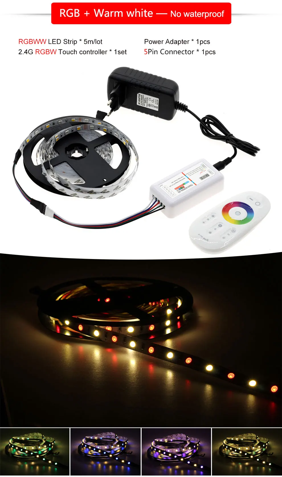 BEKCMTH 5 м 10 м 15 М 5050 Светодиодная лента DC 12 В RGB/RGBW/RGBWW светодиодный светильник гибкая лента светодиодный светильник для дома Рождественская вечеринка