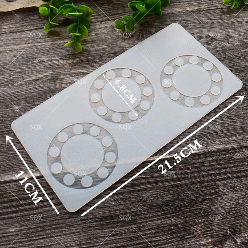 Силиконовая форма для шоколада в форме круглого подшипника выпечки инструменты