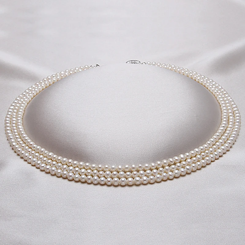 Жемчужное ожерелье Натуральный жемчуг DAIMI Queen Style|necklace wholesale|necklace necklacenecklaces triple |