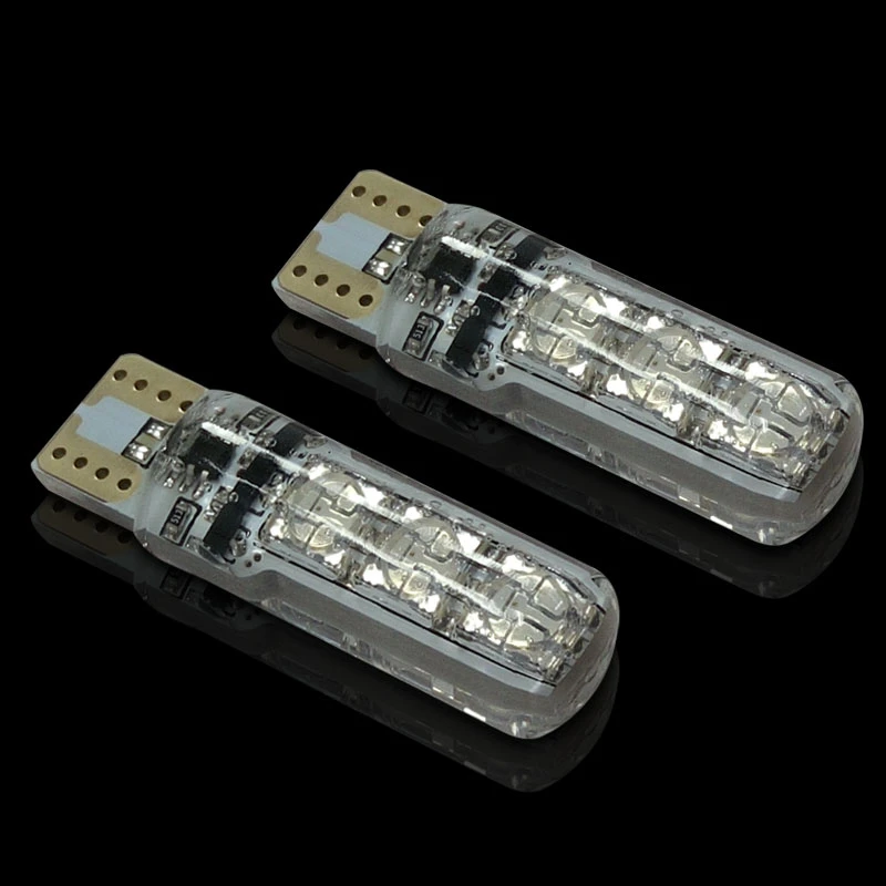 

2 pcs T10 W5W 5050 LED DC12V Car Lights LED Bulbs RGB With Remote Control 194 168 Strobe Led Lamp Reading Lights White Red Amber