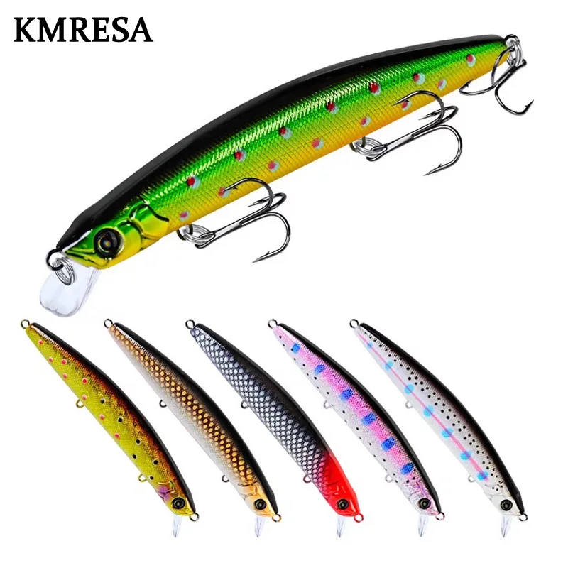 1 шт. Minnow приманки для ловли рыбы 150mm/27 5g рыболовная жесткая приманка воблер