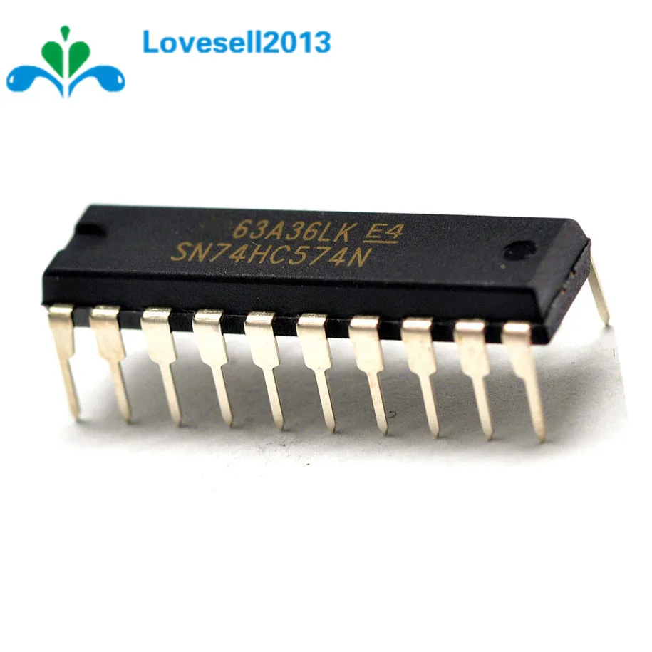 2 шт. 74HC574N 74HC574 DIP 20 D Type флип флоп со встроенной схемой IC 20|dip|dip 20dip ic |