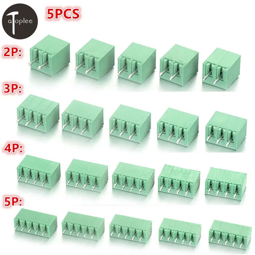 5 шт. 2P/3P/4P/5P 3 мм Штекерный гнездовой разъем PCB для подключения проводки|female