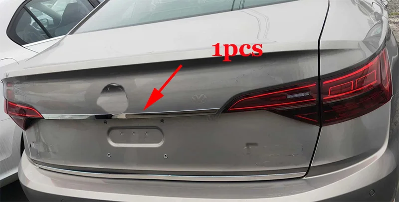 Для 2018 2019 2020 VW Jetta mk7 ремонт заднего бампера багажника хромированная отделка |