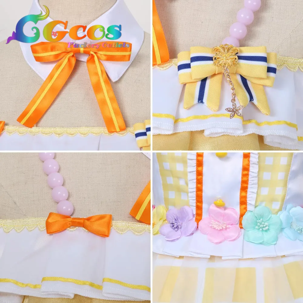 CGCOS Косплэй костюм Bang Dream! Пастельные* палитры МАРУЯМА осветить Shirasagi Chis платья одежда Униформа CG539