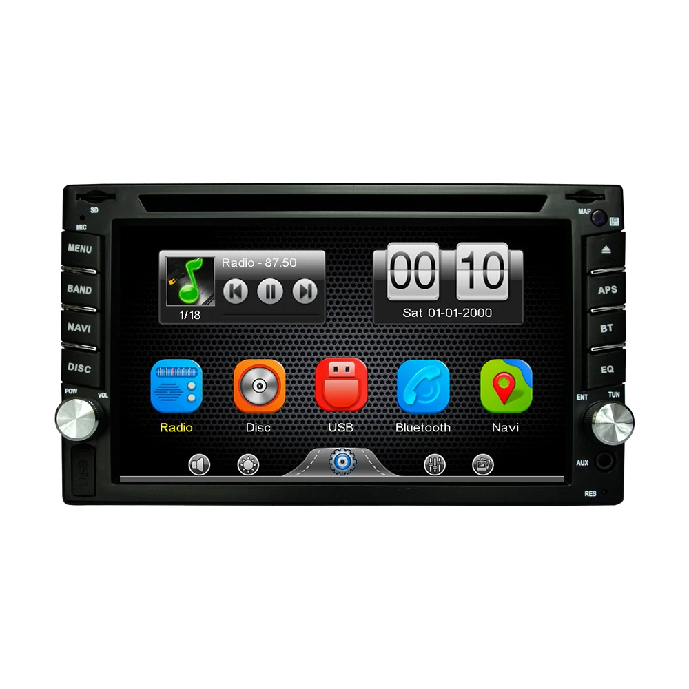 2din автомобильный DVD радио плеер универсальный стерео GPS Bluetooth для X-TRAIL Qashqai x trail juke для nissan Авторадио mp3 mp5 FM USB/SD