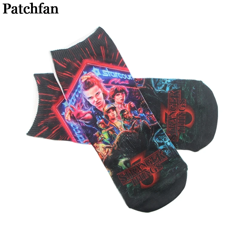 Patchfan/новые женские носки для косплея с рисунком из мультфильма странные вещи
