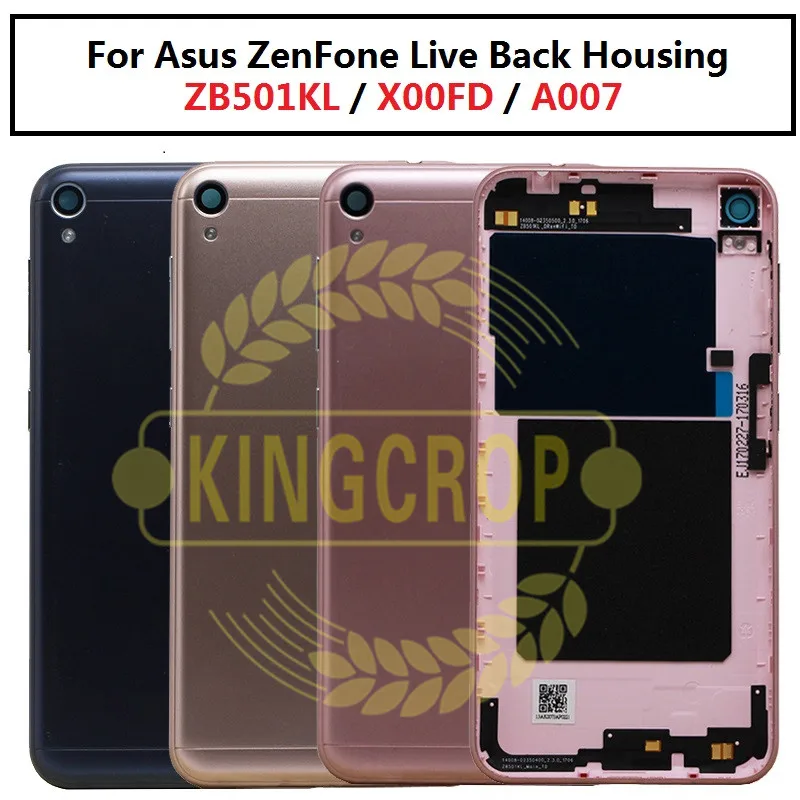 Гарантия корпус для Asus ZenFone Live ZB501KL X00FD A007 задняя крышка батарейный чехол запасные части