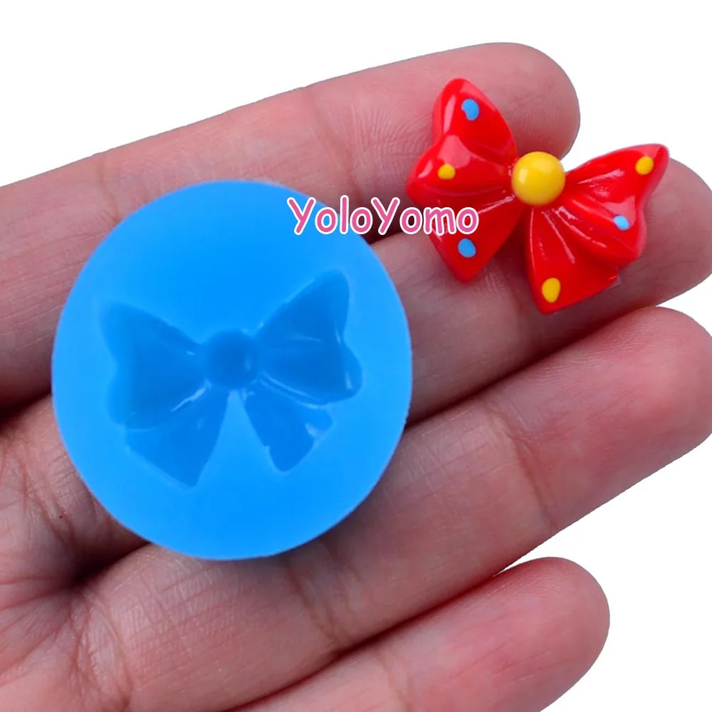 F422YL 19 7 мм силиконовая лента Push Mold-лук Гибкая торта Топпер сахарные помады cookie