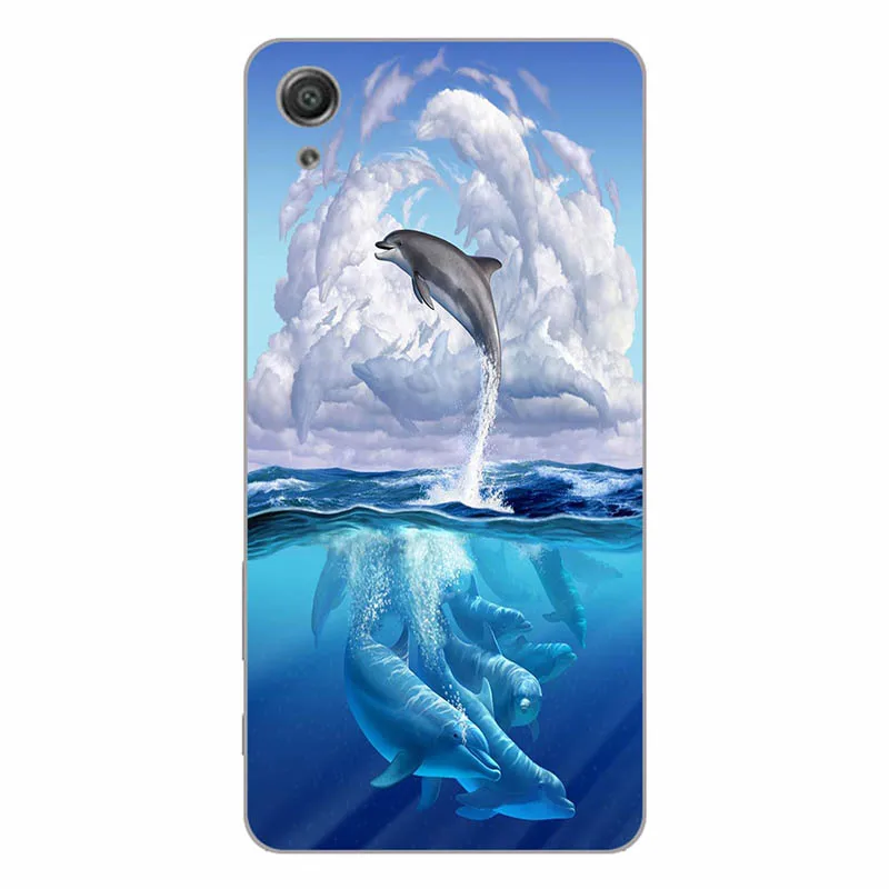 Модный мягкий чехол из ТПУ с рисунком для Sony Xperia Z2 мягкого D6502 D6503 D6543 телефона
