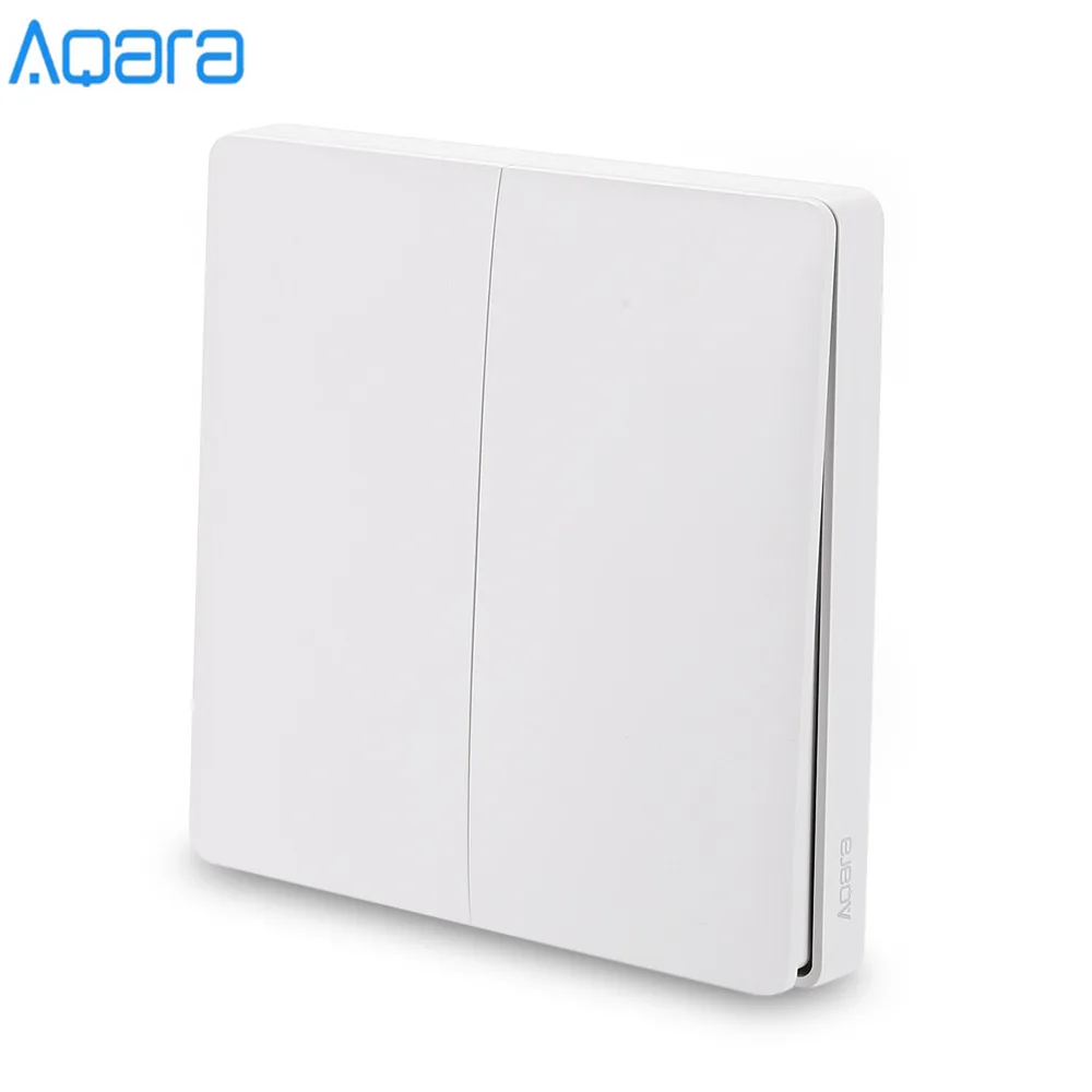 International Edition AQara WXKG02LM Smart Light Switch Wireless Version Double Key Mijia Home Zigbee Remote Control | Электроника