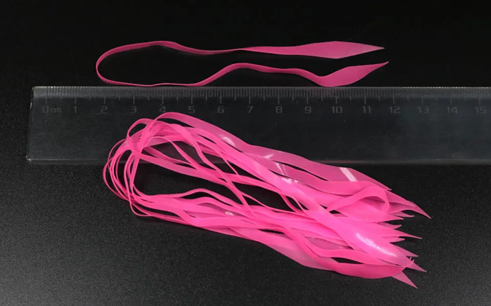 50 шт. несколько цветов Силиконовые юбки стример Spinnerbait Buzzbait резиновые приманки с крючками Кальмар юбки Fly Рыбалка связывания материал