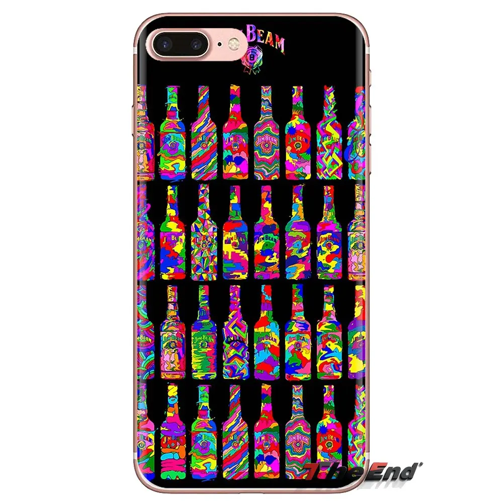 Jim Beam винное искусство для iPod Touch Apple iPhone 4 4S 5 5S SE 5C 6 6S 7 8 X XR XS Plus MAX прозрачные мягкие