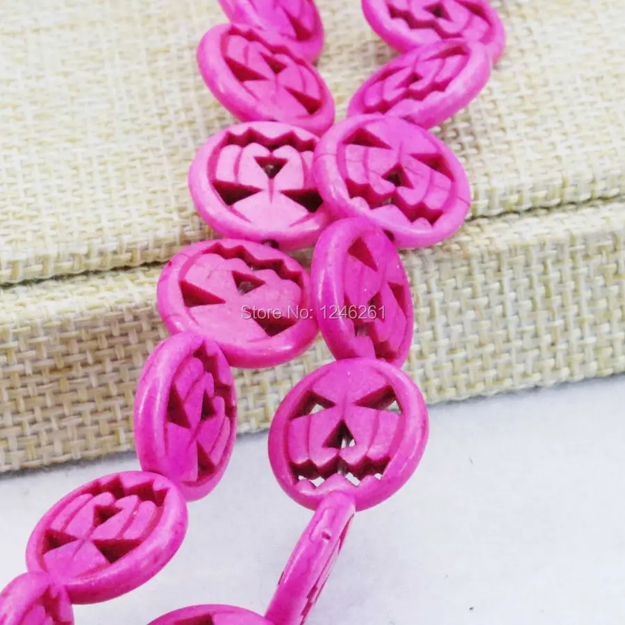 Аксессуары камень гримаса роза индейка россыпью круглые бусины сделай сам Howlite 15