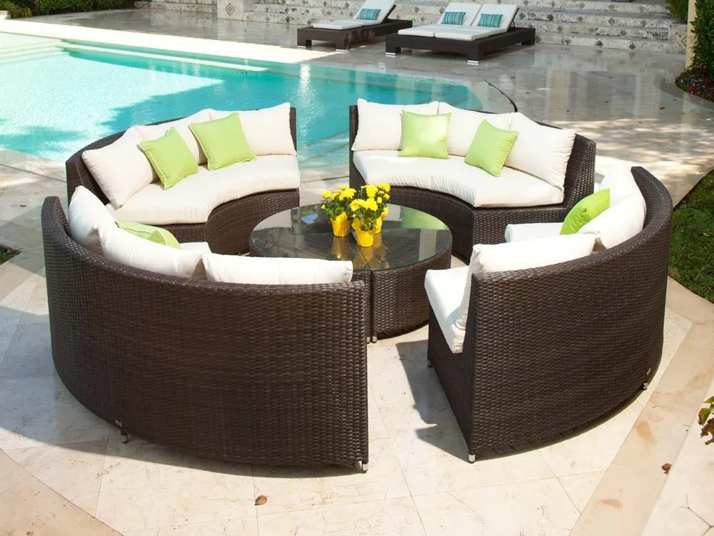 Торговая гарантия лучшее качество дешевый ротанговый диван - Цена: 76 199,12 руб.