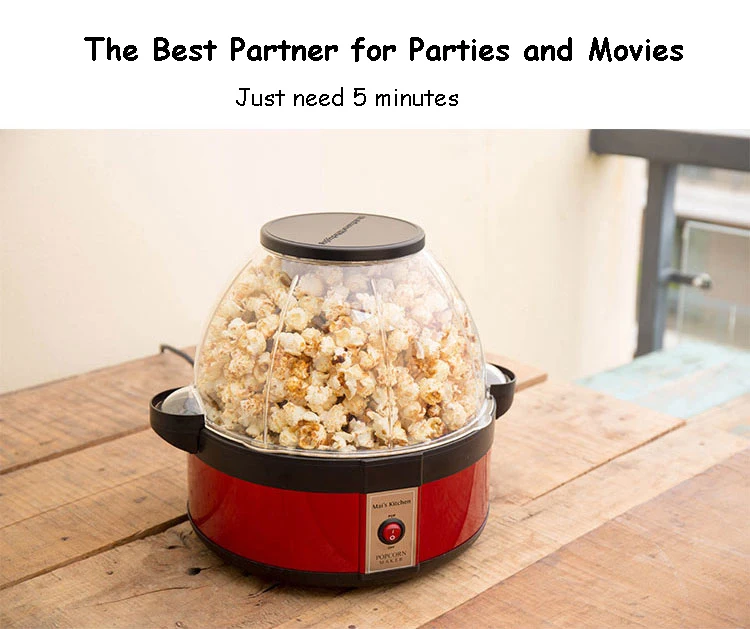 High-end Household Mini Popcorn Machine Can Add Oil and Sugar Bakeware Removable Washable MZ-003 |