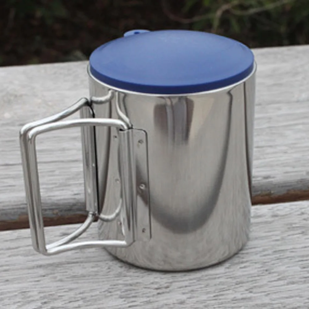 

Thermal Camping Travelling Mug Cup Stainless Steel Water Cup Double Layer 220ml Camping Cup Double Insulation Steel Cup