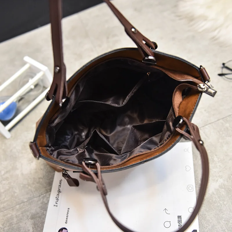 

Vintage Women Shoulder Bag Female Causal Totes for Daily Shopping All-Purpose High Quality Dames Handbag