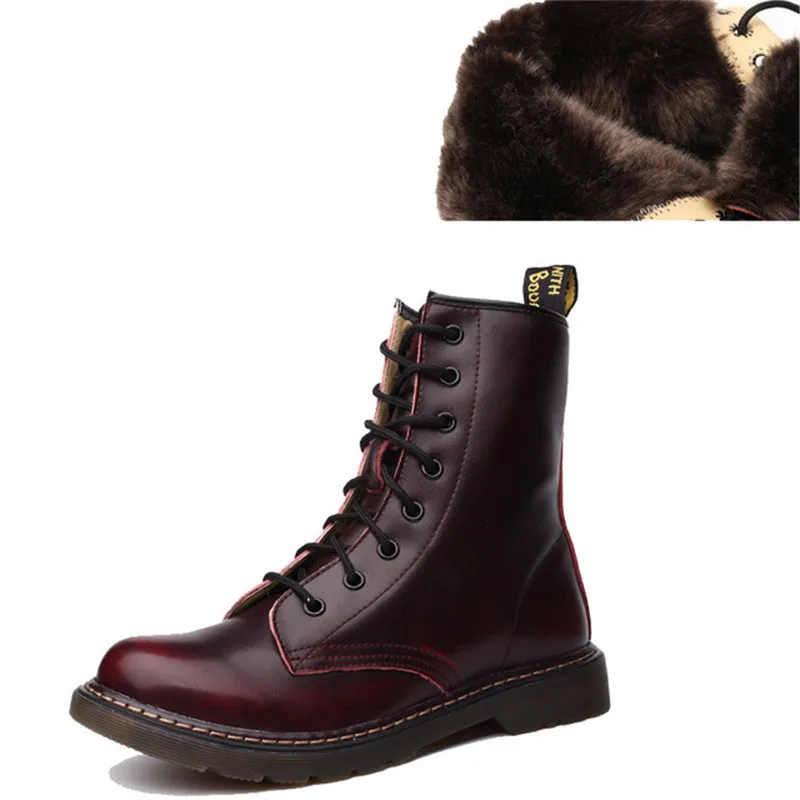 Женские ботинки doc martins коллекция 2018 года британский стиль Dr Martins винтажные