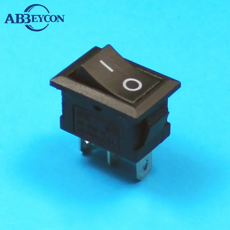 

RS228 KCD1-102-1 2 pin on-on black boatlike switch latching rocker switch