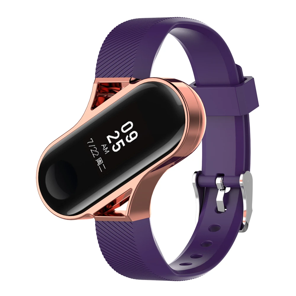 Ремешок сменный для Xiaomi Mi Band 4 браслет из нержавеющей стали с трекером Band4 |