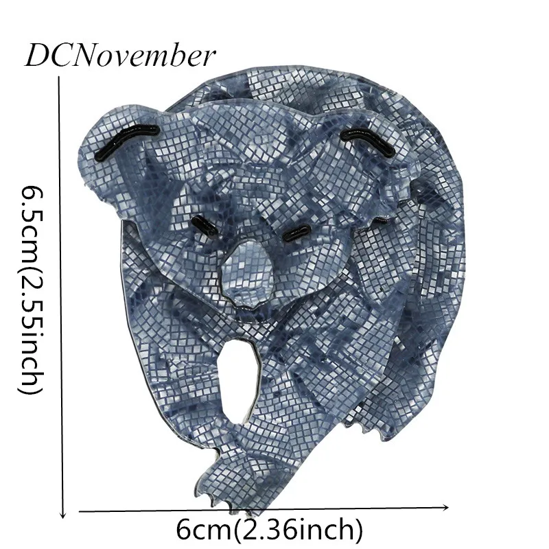 Винтаж брошь коала es Pins Для женщин мужчин медведь контактный Смола акрил Dcnovember