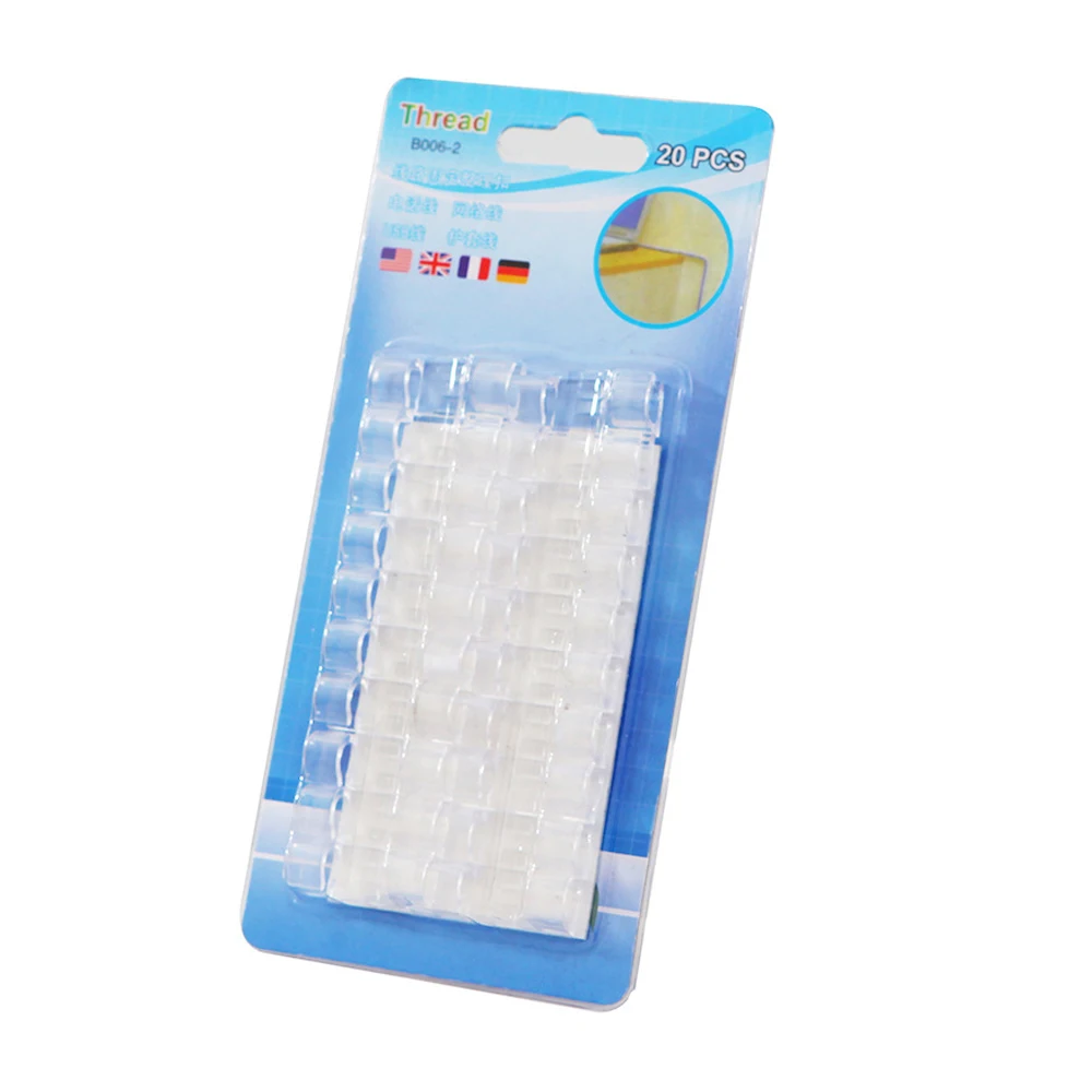 20 шт./упак. прозрачный/черный/белый шнур жильный кабель Пластик клипы