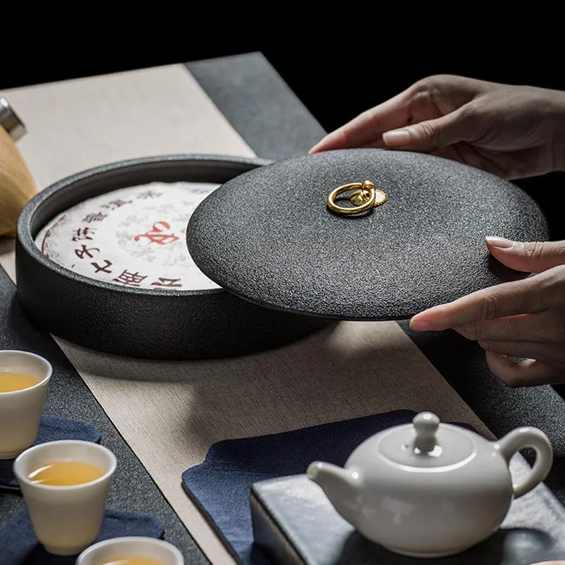Черный из мультфильма Холодное сердце грубая ПУ-эр Чай Tieguanyin коробки для