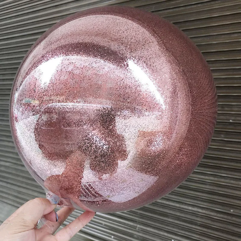 18 дюймов прозрачные DIY блестящие шары гелиевые большие БОБО Круглые шарики для