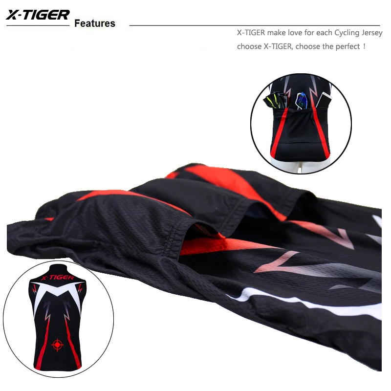 X-Tiger Pro, жилет для велоспорта, летняя одежда для гонок, одежда для велоспорта, Майо Ciclismo, спортивная одежда без рукавов для горного велосипеда, велосипедная майка