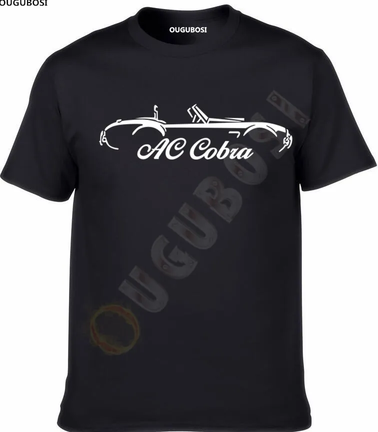 Премиум AUTOTEES футболка с изображением автомобиля для AC COBRA Шелби