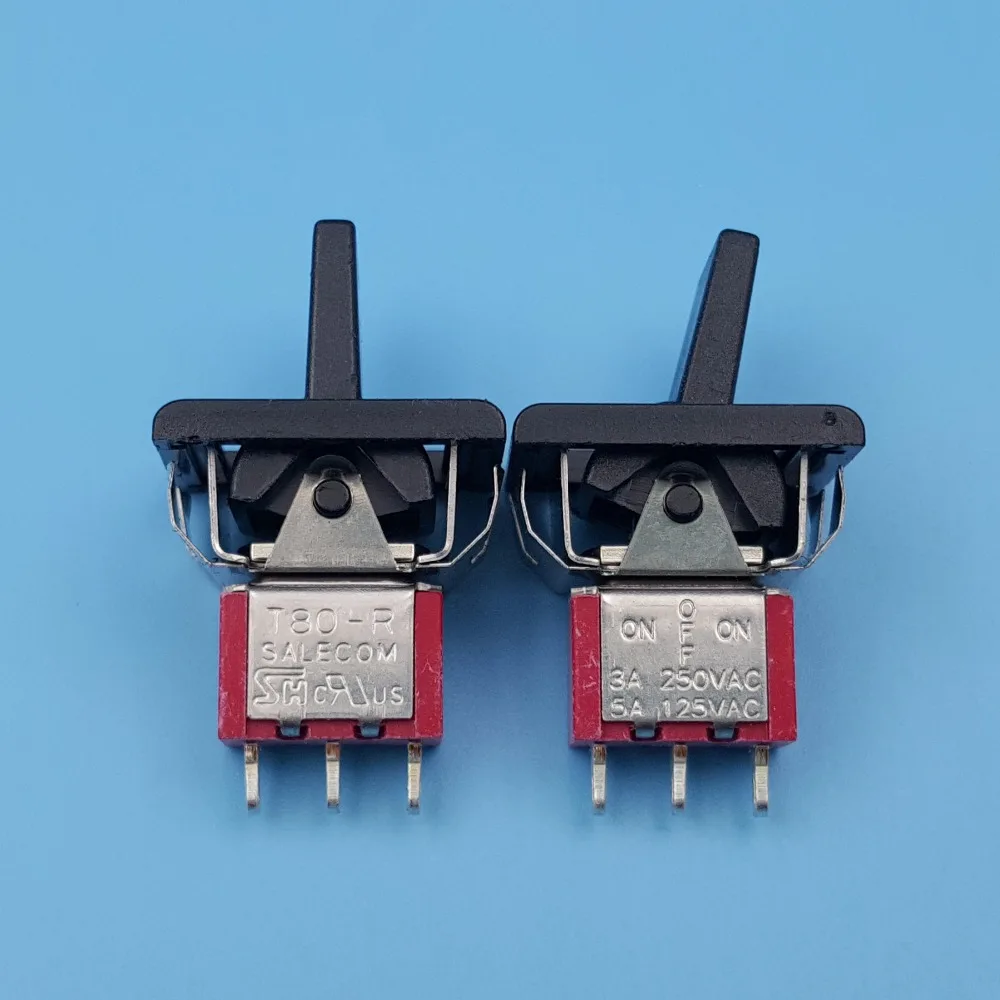 5 шт. Трехконтактный переключатель SPDT Mini Paddle|switch switch|switch toggleswitch 3pin |