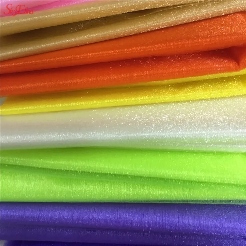 Фиолетовый 48 см * 5 метров криатальная органза тюль ткань пряжа сделай сам