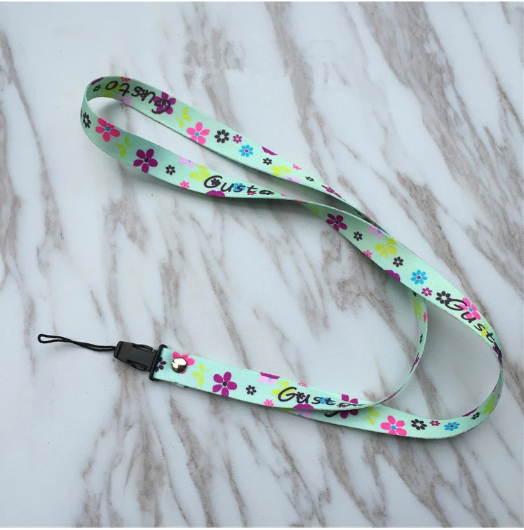 100 шт./лот смешанный нейлоновый шнурок с принтом ID держатель автомобильные