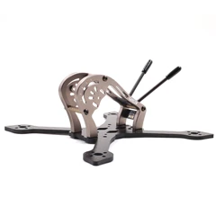 titanium GEPRC MX3 Воробей GEPRC GEP-MX3 139 139 мм углеродное волокно 3 мм рукоятка мини-Дрон рамка FPV Гоночный комплект рамы для квадрокоптера Racer DIY - Цвет: titanium