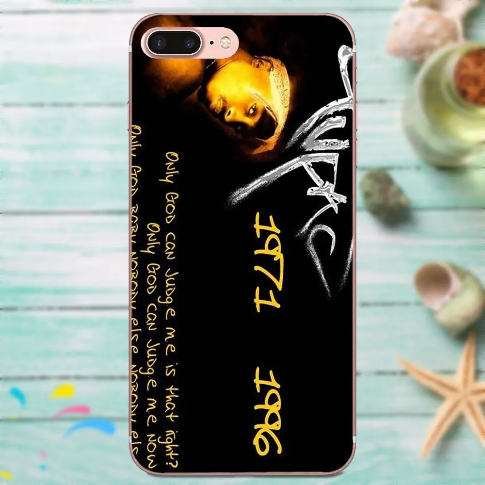 Hd Tupac Shakur 2pac для Apple iPhone 4 4S 5 5C 5S SE 6 6S 7 8 Plus X XS Max XR Мягкий ТПУ чехол мобильного