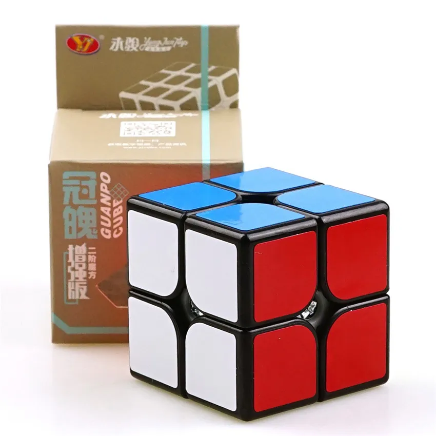 Новый YongJun JY Yupo GuangPo RuiPo 2x2x2 легко играть волшебный куб классический цвет скорость
