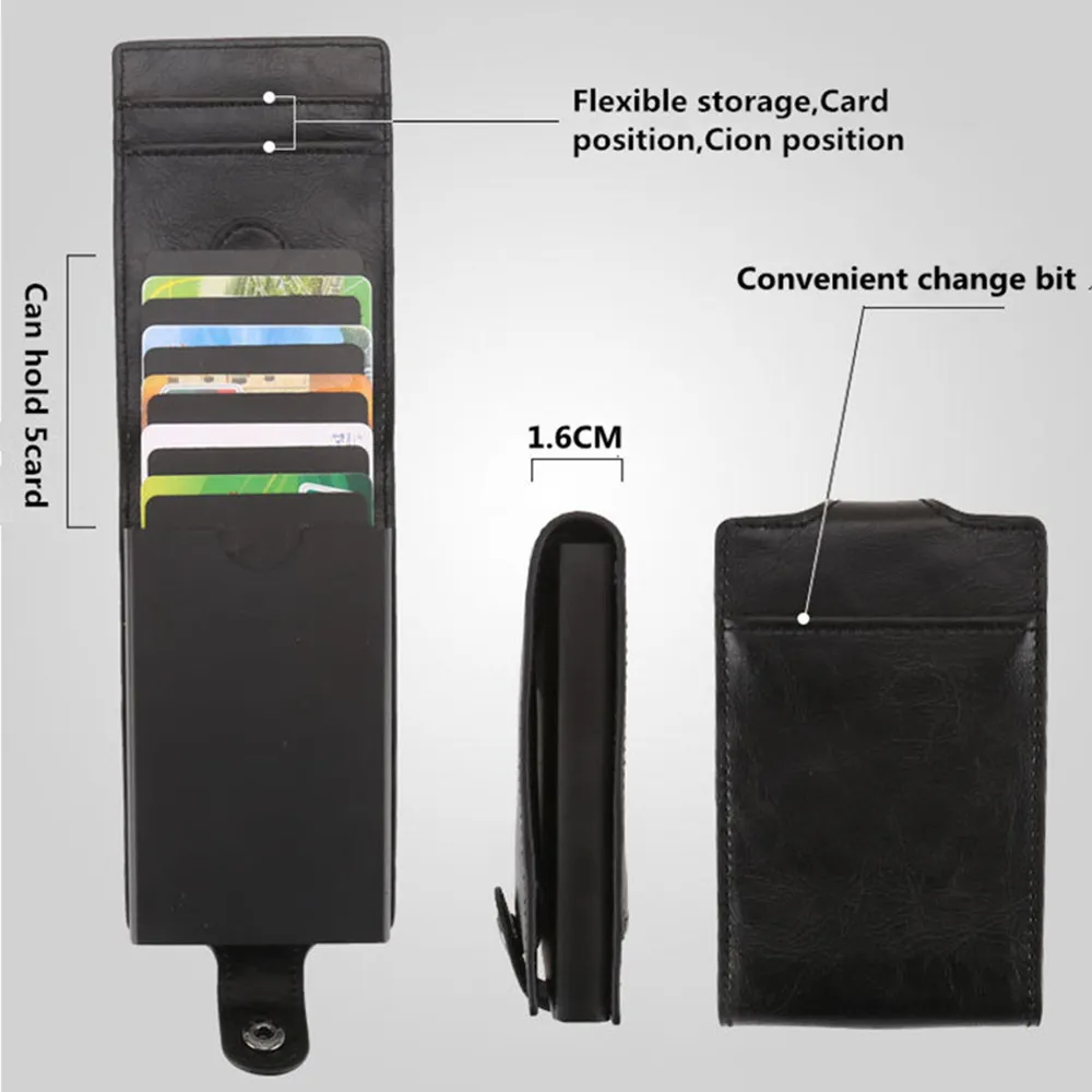 BYCOBECY Бизнес ID держатель кредитной карты 2020 для мужчин и женщин с RFID Анти главный