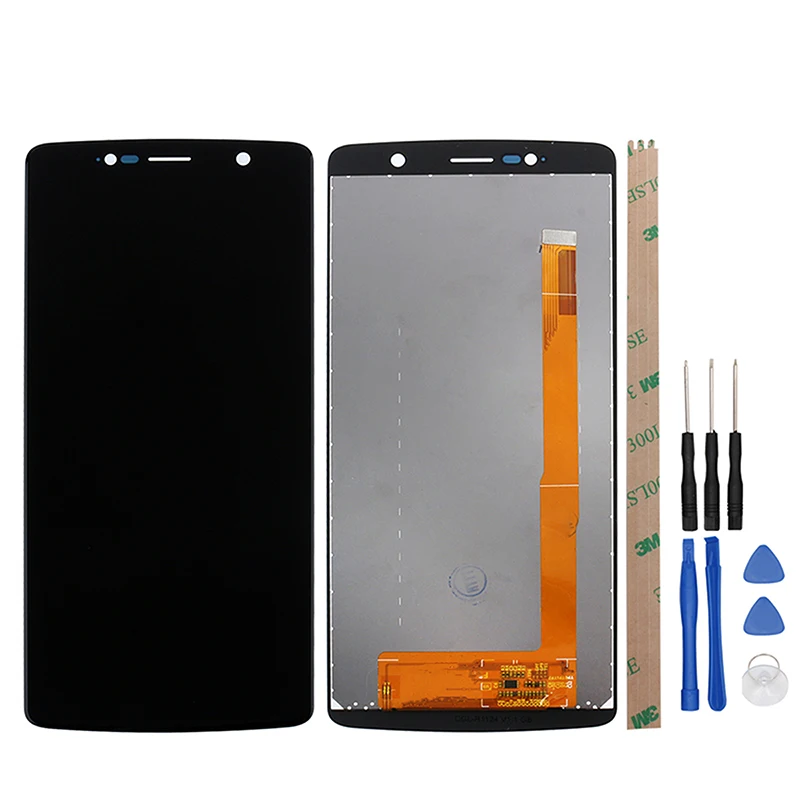 Alesser для Leagoo power 5 ЖК-дисплей и сенсорный экран запасные части с инструментами и клеем для Leagoo power 5+ силиконовый чехол