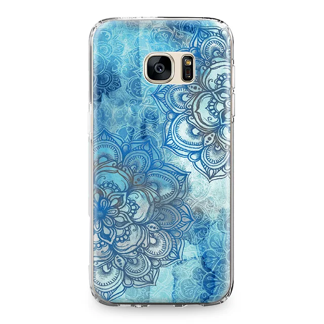 Модные Мандала Книги по искусству цветок Мягкая обложка для samsung Galaxy S4 S5 мини S6 S7 край S8 S9 плюс Grand Prime примечание 4 5 8 силиконовый чехол - Цвет: 3034