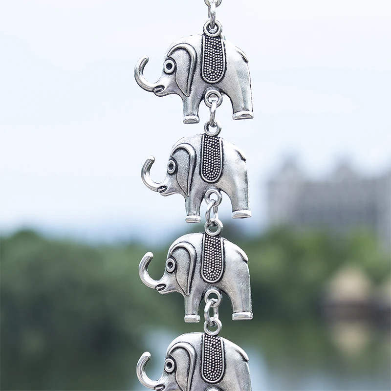Стеклянная подвеска H & D Seven Elephants Турецкая Дурной глаз украшение для дома на