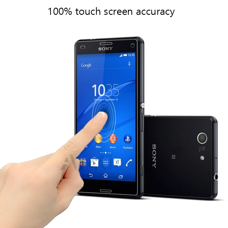5 шт./лот закаленное Стекло для SONY Xperia Z3 компактный Экран протектор Защитная